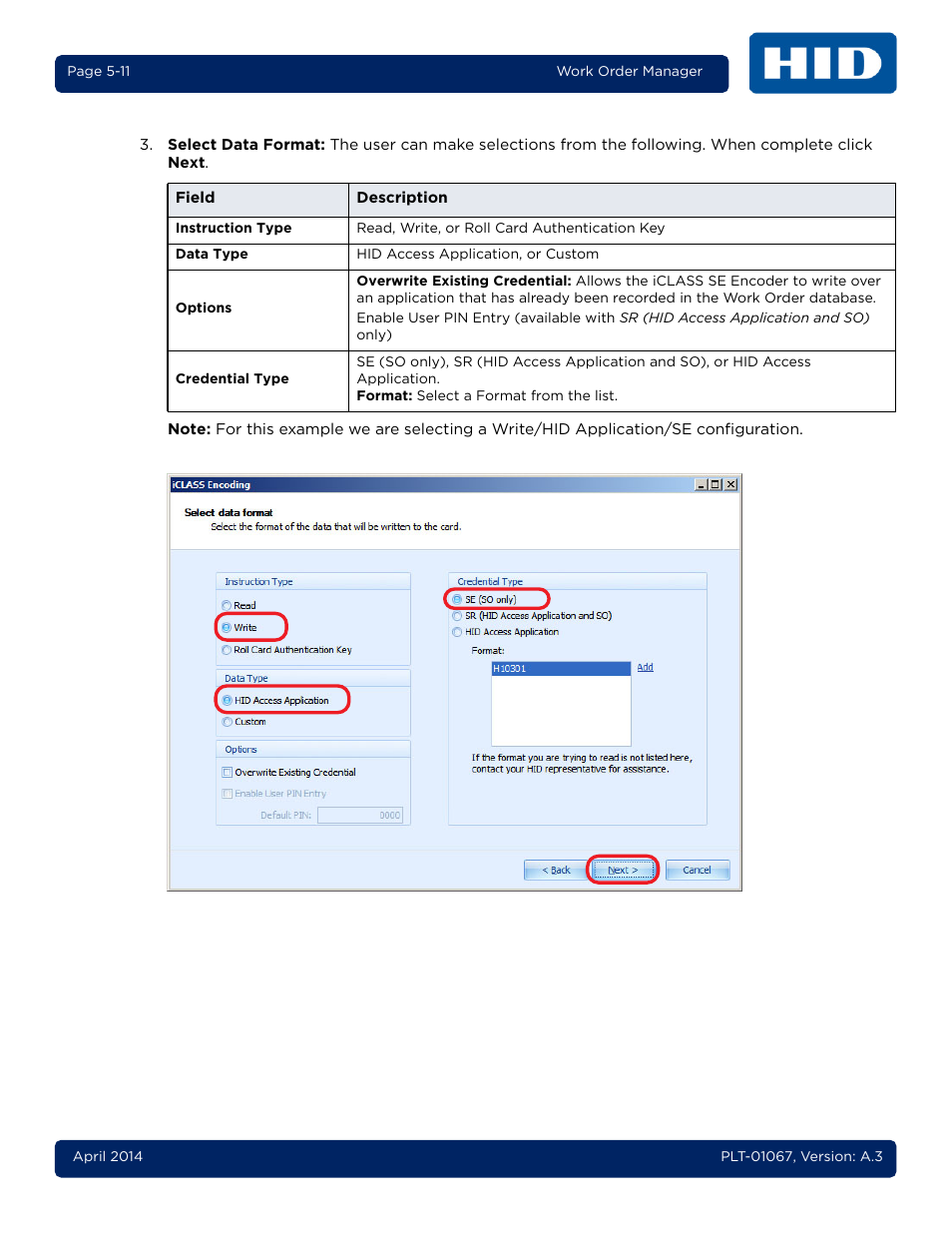 HID iCLASS SE Encoder User Guide User Manual | Page 59 / 186