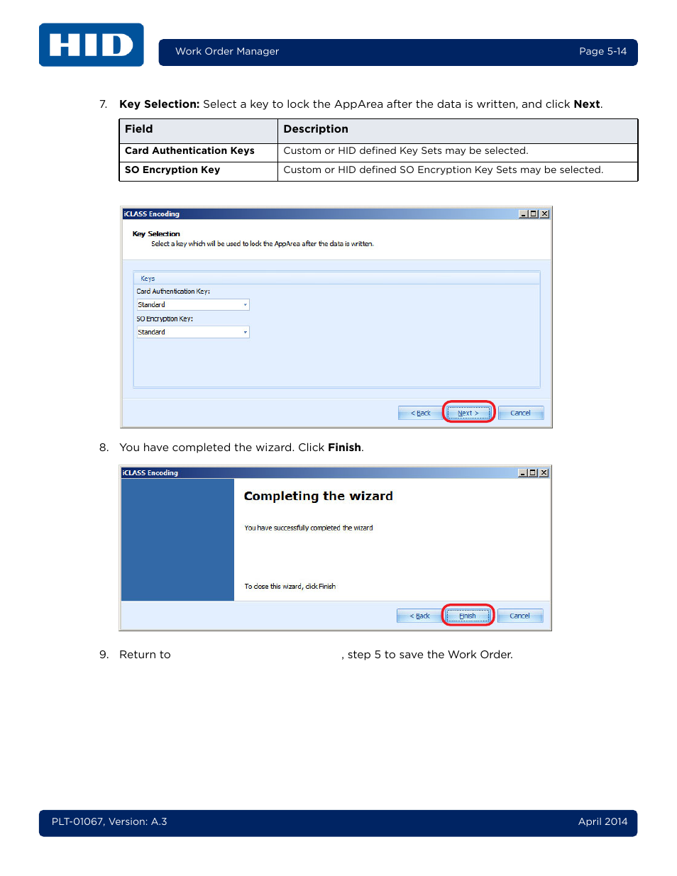HID iCLASS SE Encoder User Guide User Manual | Page 62 / 186