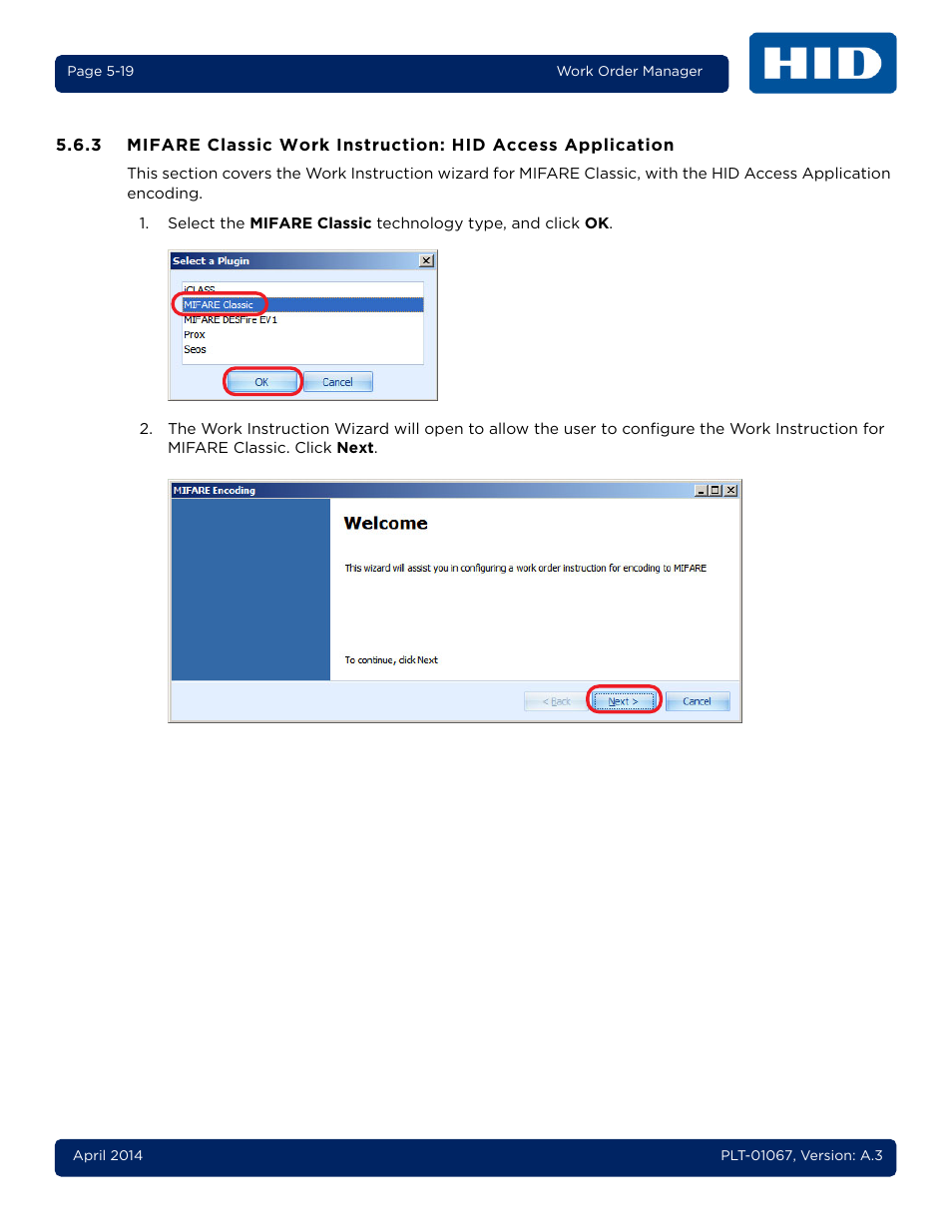 HID iCLASS SE Encoder User Guide User Manual | Page 67 / 186