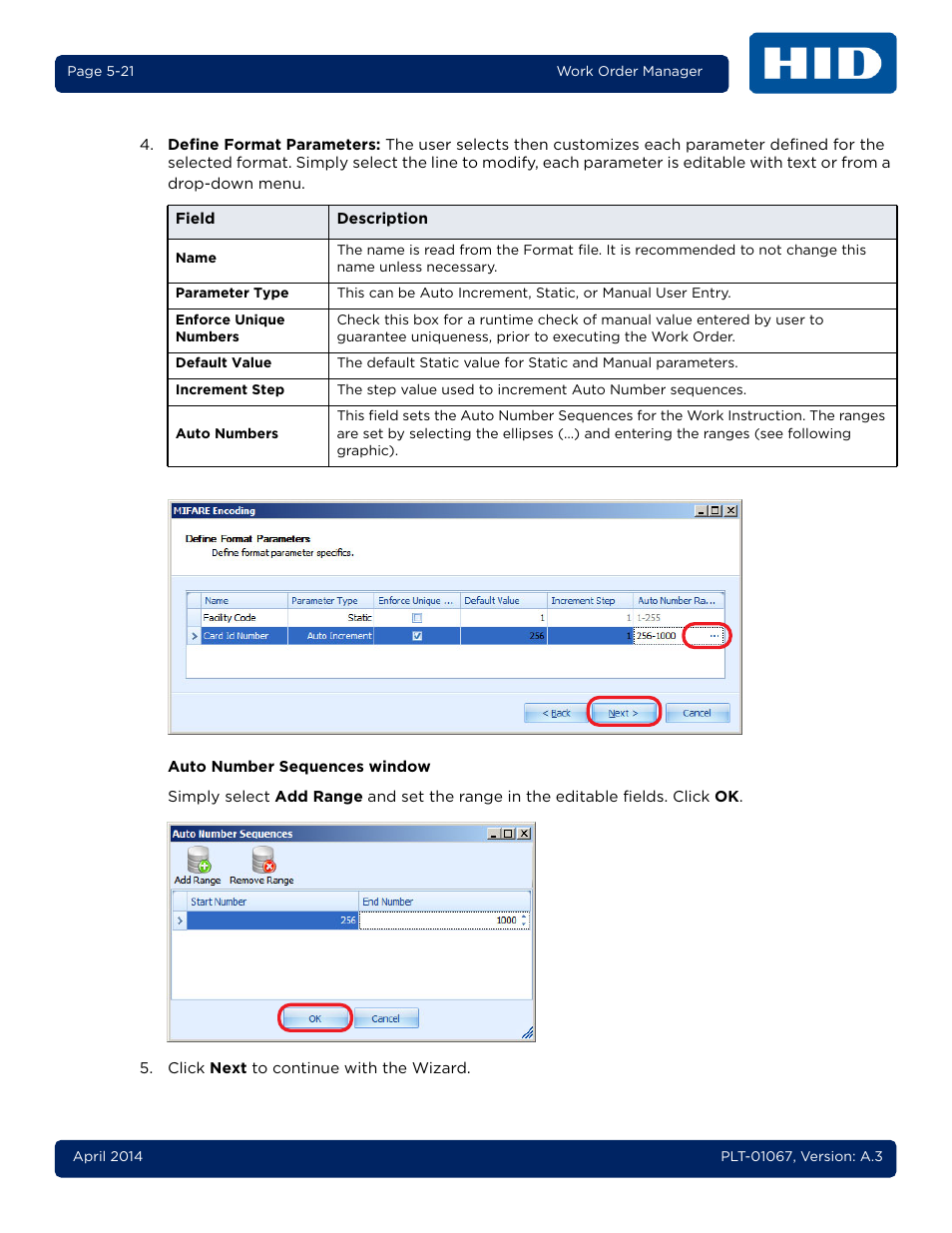 HID iCLASS SE Encoder User Guide User Manual | Page 69 / 186