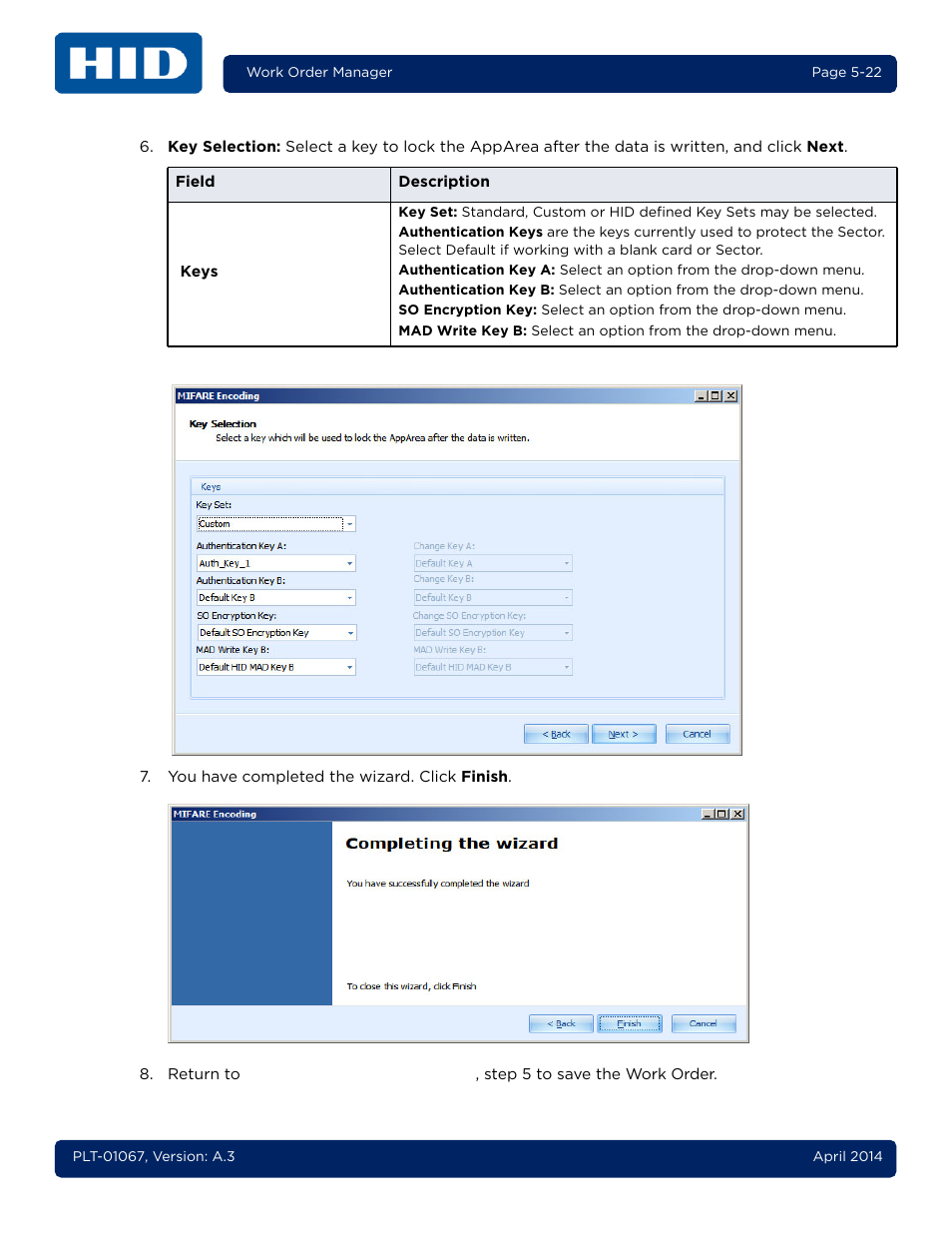 HID iCLASS SE Encoder User Guide User Manual | Page 70 / 186