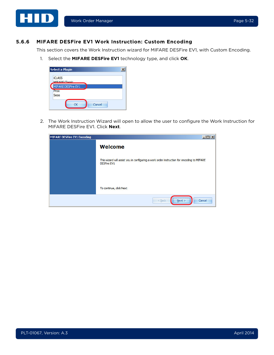 HID iCLASS SE Encoder User Guide User Manual | Page 80 / 186