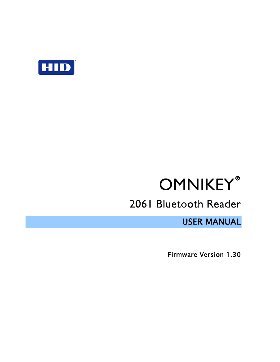 HID OMNIKEY 2061 User Manual User Manual | 17 pages