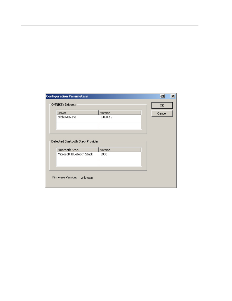 3 diagnostics, 1 test bluetooth connection, 2 configuration parameters | HID OMNIKEY 2061 User Manual User Manual | Page 11 / 17