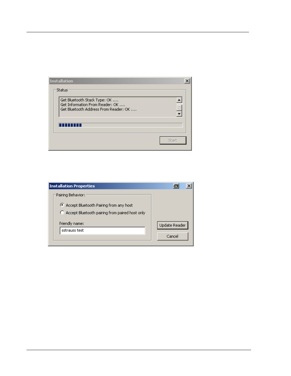 2 reader installation, 3 installation properties, See 4.2.3 installation properties | HID OMNIKEY 2061 User Manual User Manual | Page 8 / 17