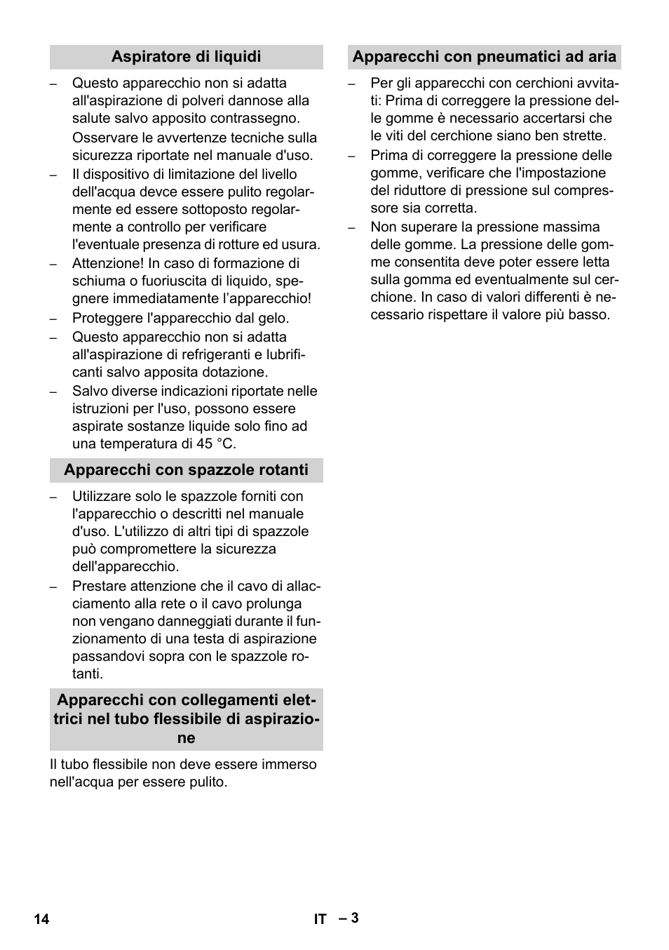 Karcher Wet/dry vacuum cleaner User Manual | Page 14 / 100