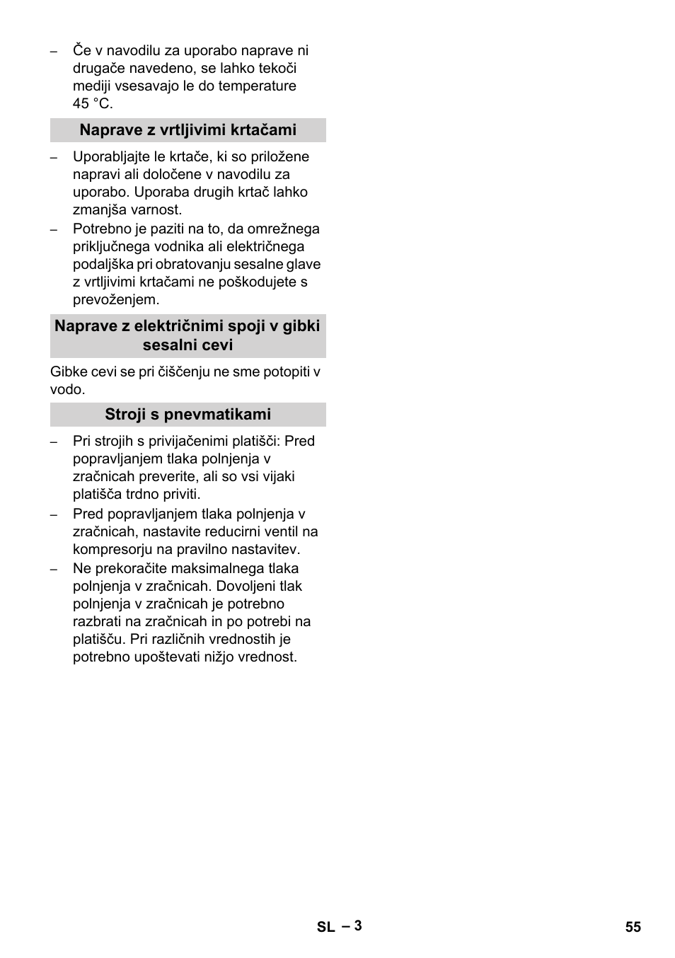 Karcher Wet/dry vacuum cleaner User Manual | Page 55 / 100