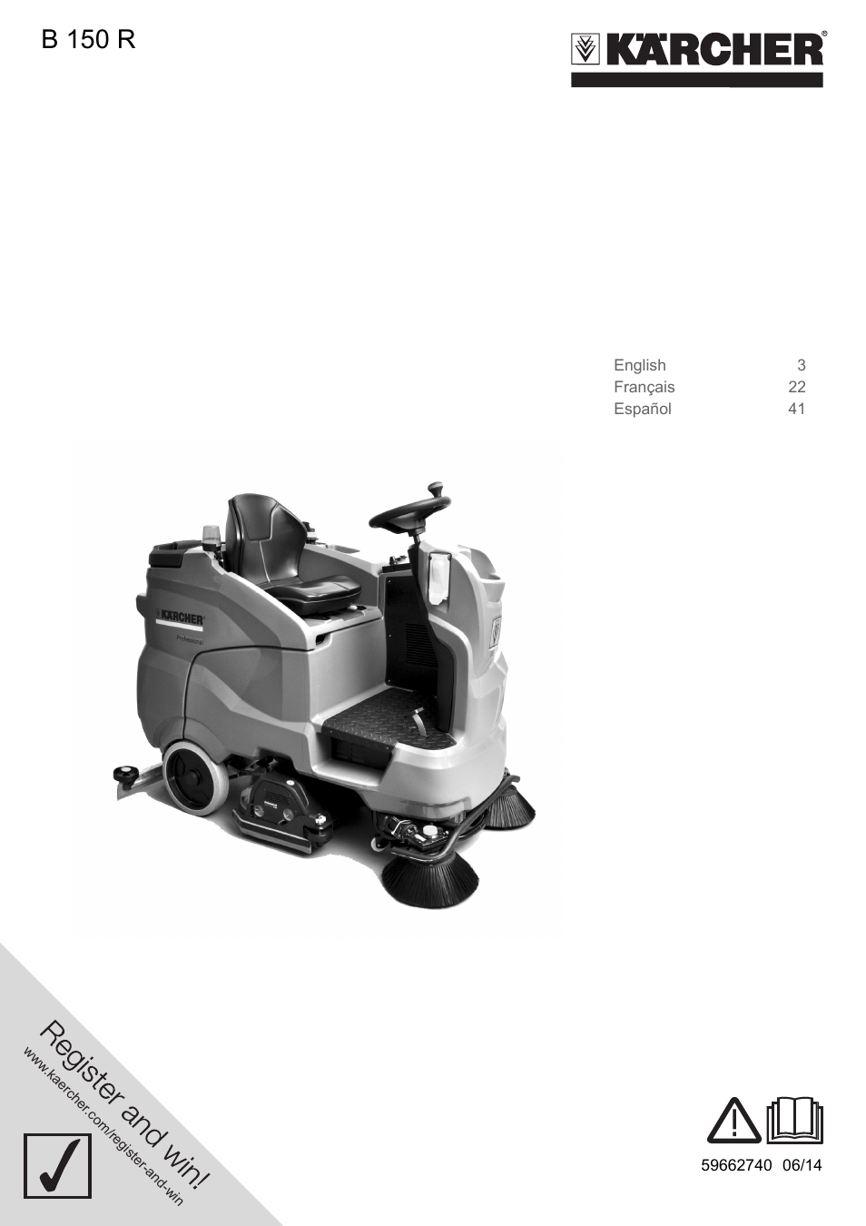 Karcher B 150 R User Manual | 60 pages