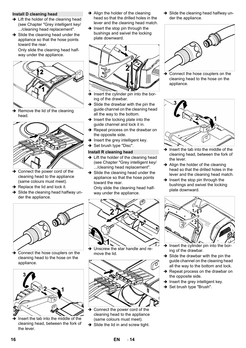 Karcher B 150 R User Manual | Page 16 / 60
