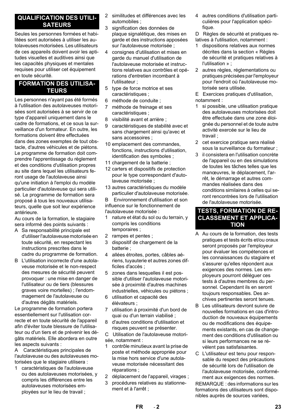 Karcher B 150 R User Manual | Page 23 / 60