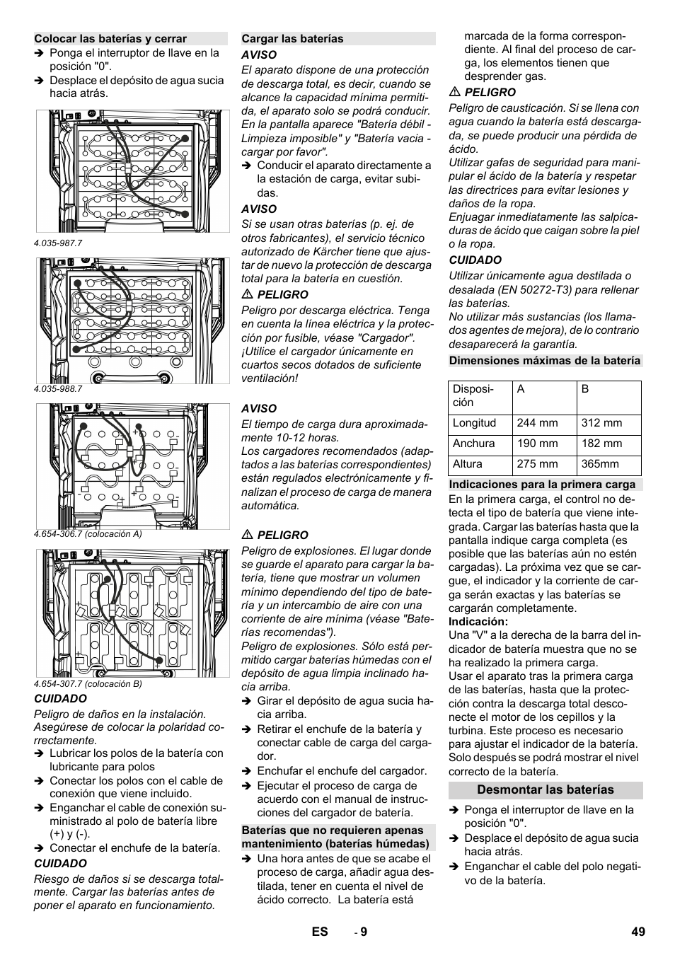 Karcher B 150 R User Manual | Page 49 / 60