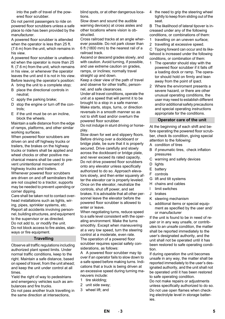 Karcher B 150 R User Manual | Page 5 / 60