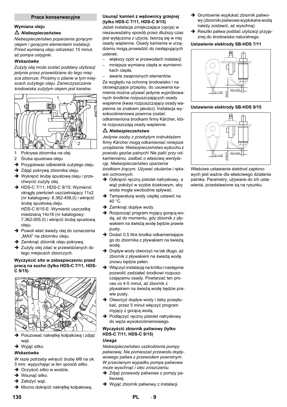 Karcher HDS-C 7-11 Steel User Manual | Page 130 / 152