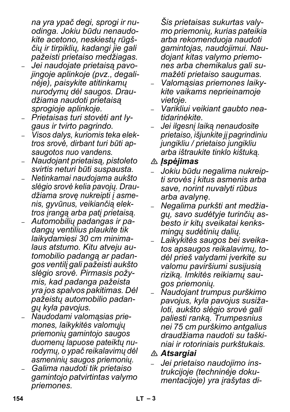 Karcher High Pressure Cleaners User Manual | Page 154 / 192