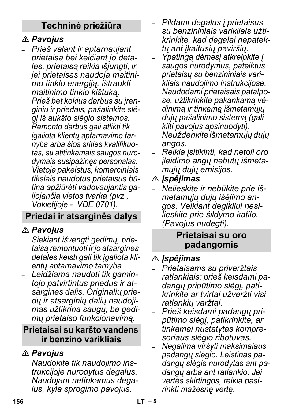 Karcher High Pressure Cleaners User Manual | Page 156 / 192