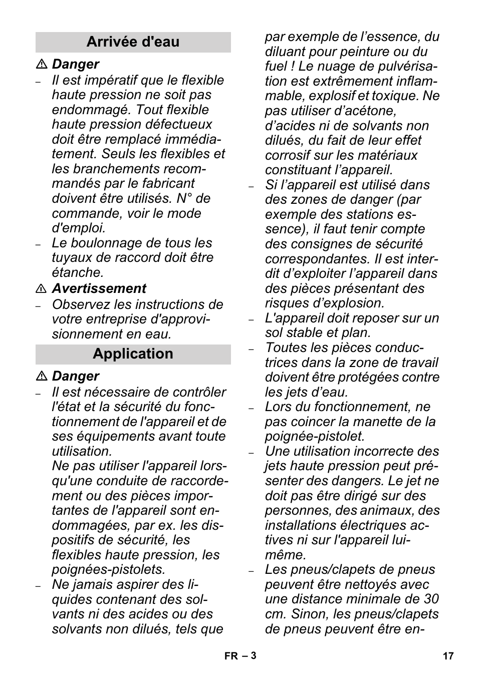 Karcher High Pressure Cleaners User Manual | Page 17 / 192