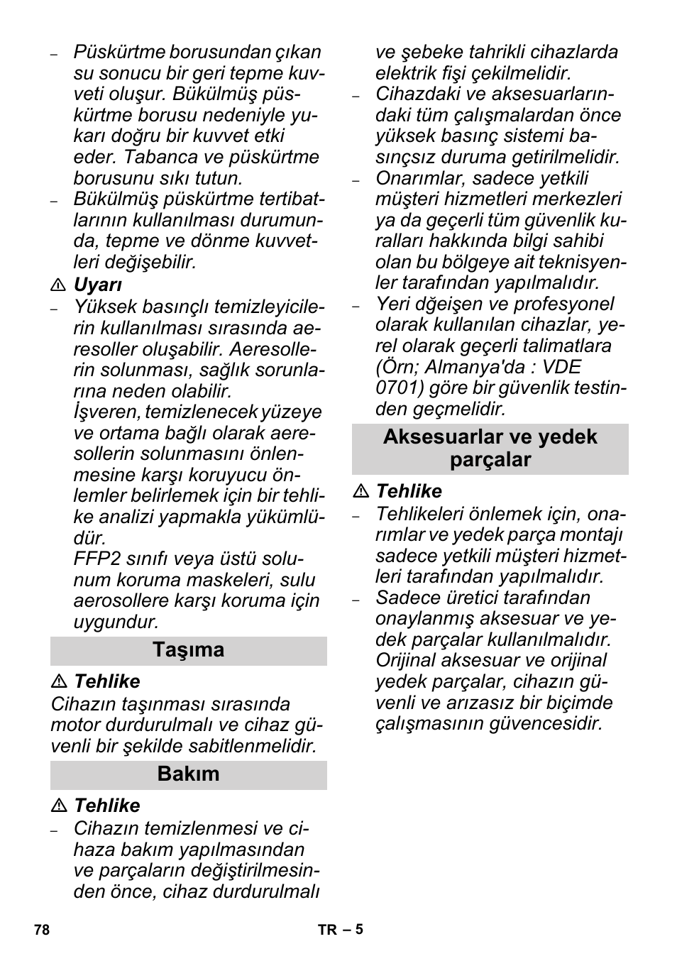 Karcher High Pressure Cleaners User Manual | Page 78 / 192