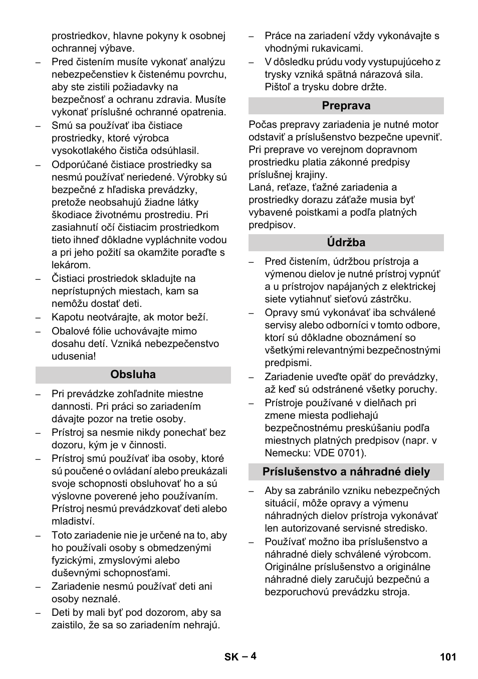 Karcher HD 9-50-4 User Manual | Page 101 / 140