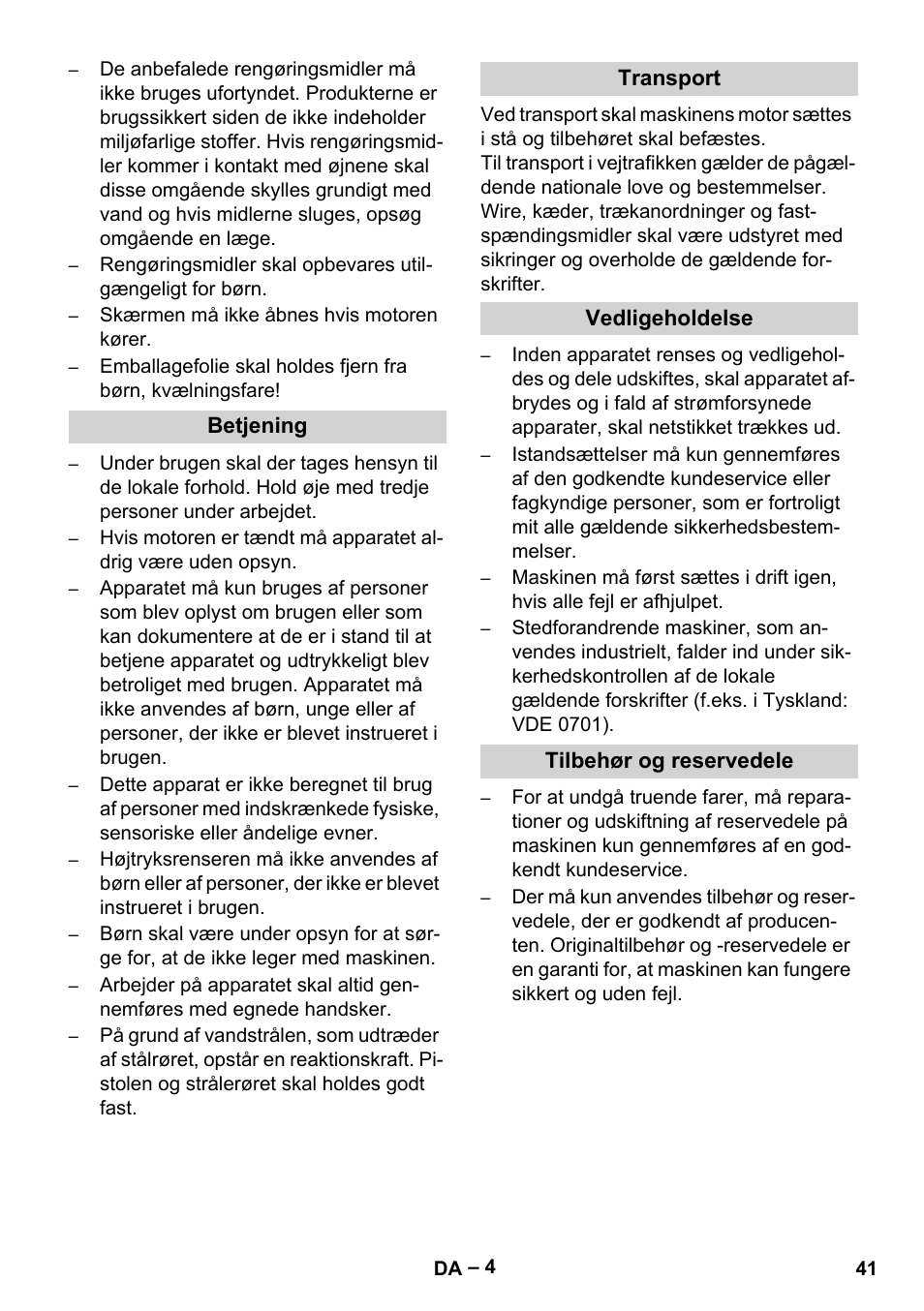 Karcher HD 9-50-4 User Manual | Page 41 / 140