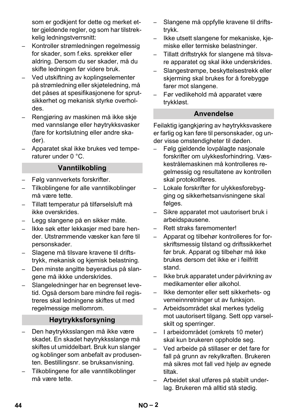 Karcher HD 9-50-4 User Manual | Page 44 / 140