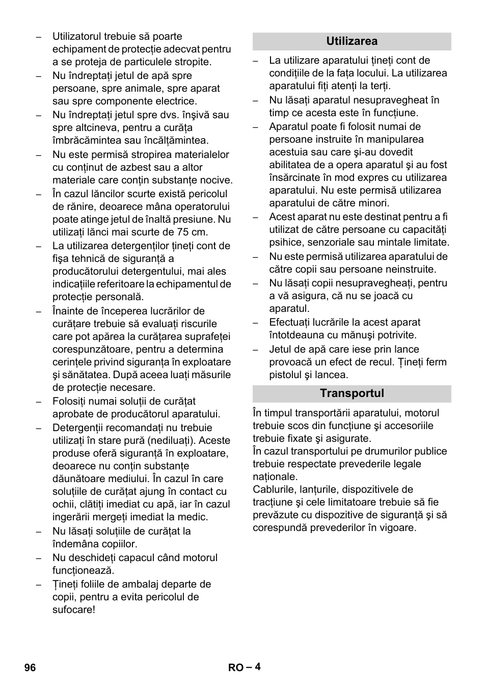 Karcher HD 9-50-4 User Manual | Page 96 / 140