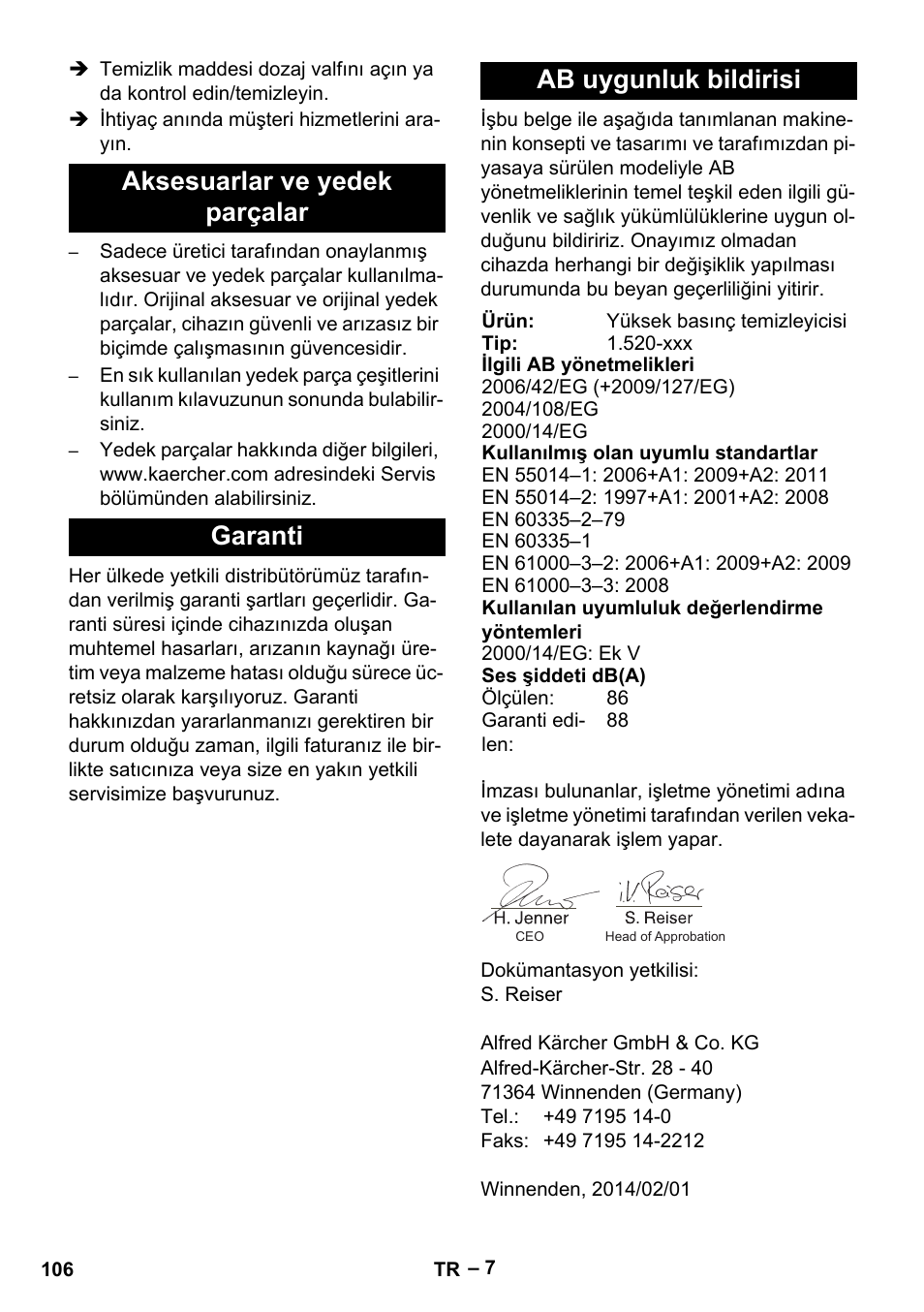 Karcher HD 5-11 C Plus User Manual | Page 106 / 232