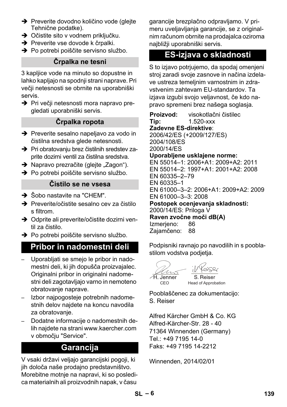 Karcher HD 5-11 C Plus User Manual | Page 139 / 232