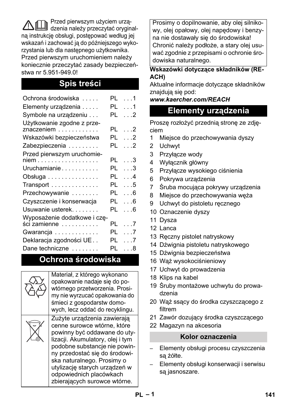 Karcher HD 5-11 C Plus User Manual | Page 141 / 232