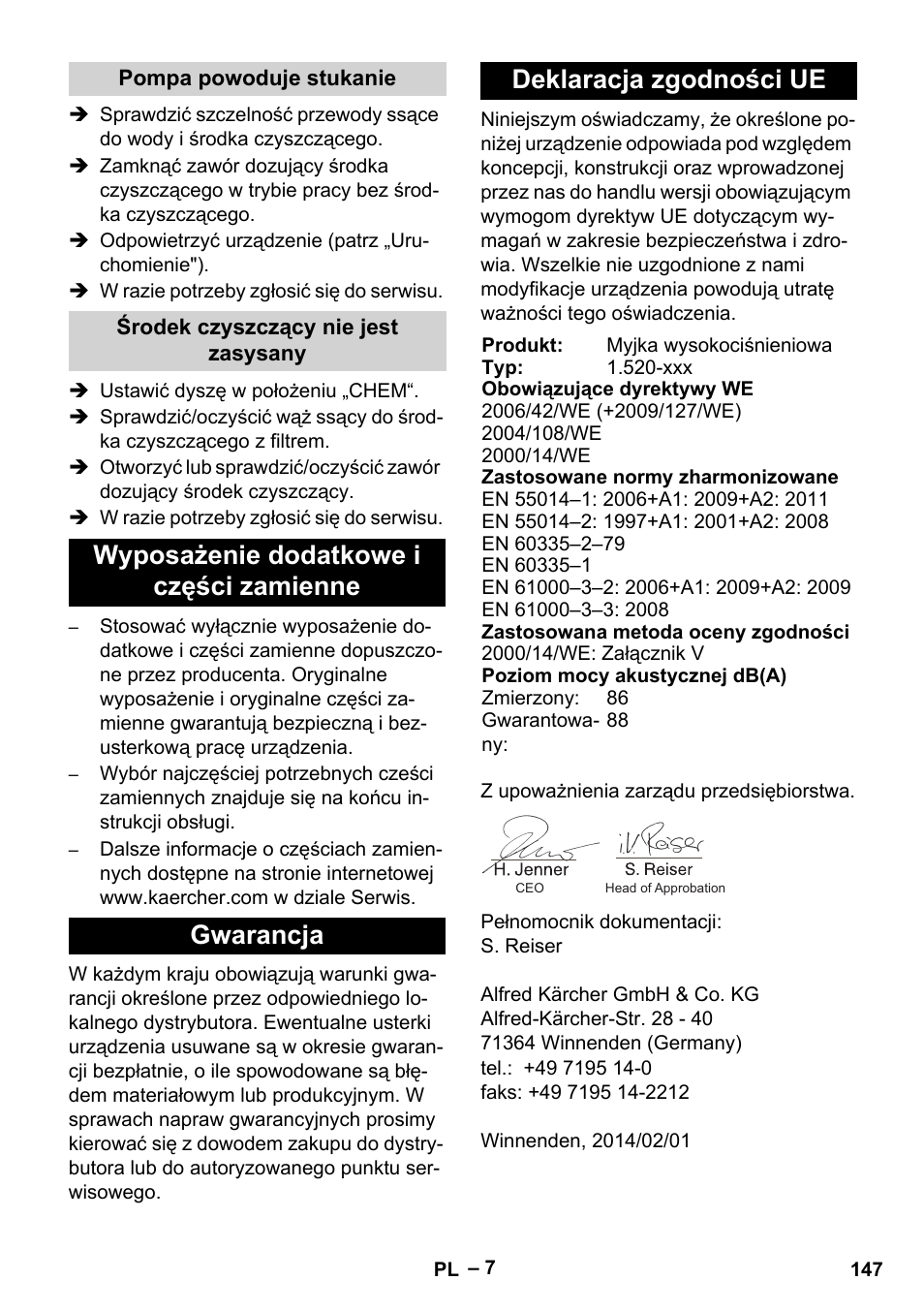 Karcher HD 5-11 C Plus User Manual | Page 147 / 232