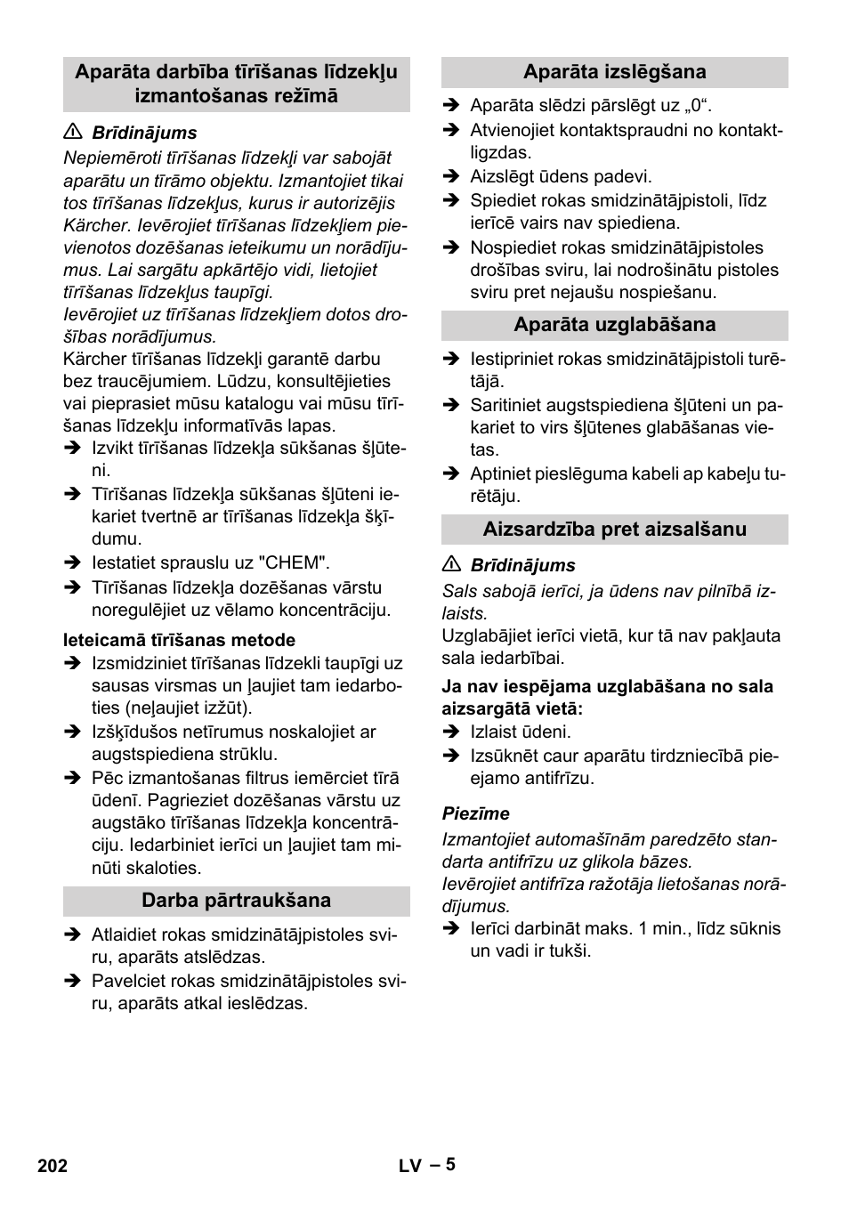 Karcher HD 5-11 C Plus User Manual | Page 202 / 232