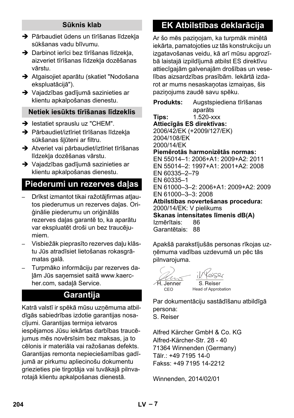 Karcher HD 5-11 C Plus User Manual | Page 204 / 232