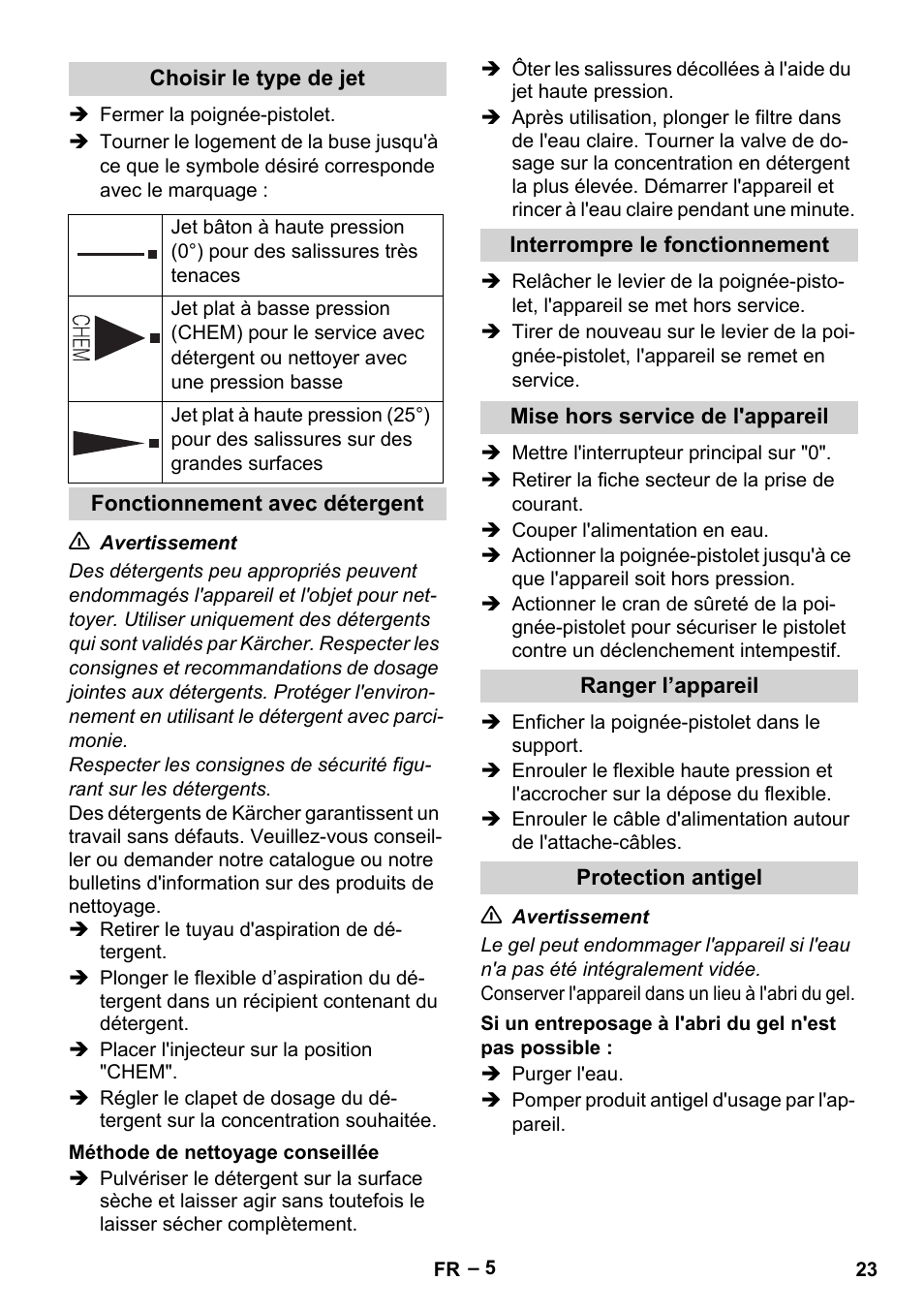 Karcher HD 5-11 C Plus User Manual | Page 23 / 232