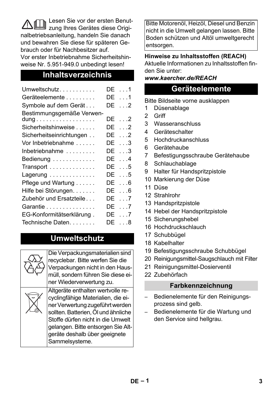 Karcher HD 5-11 C Plus User Manual | Page 3 / 232