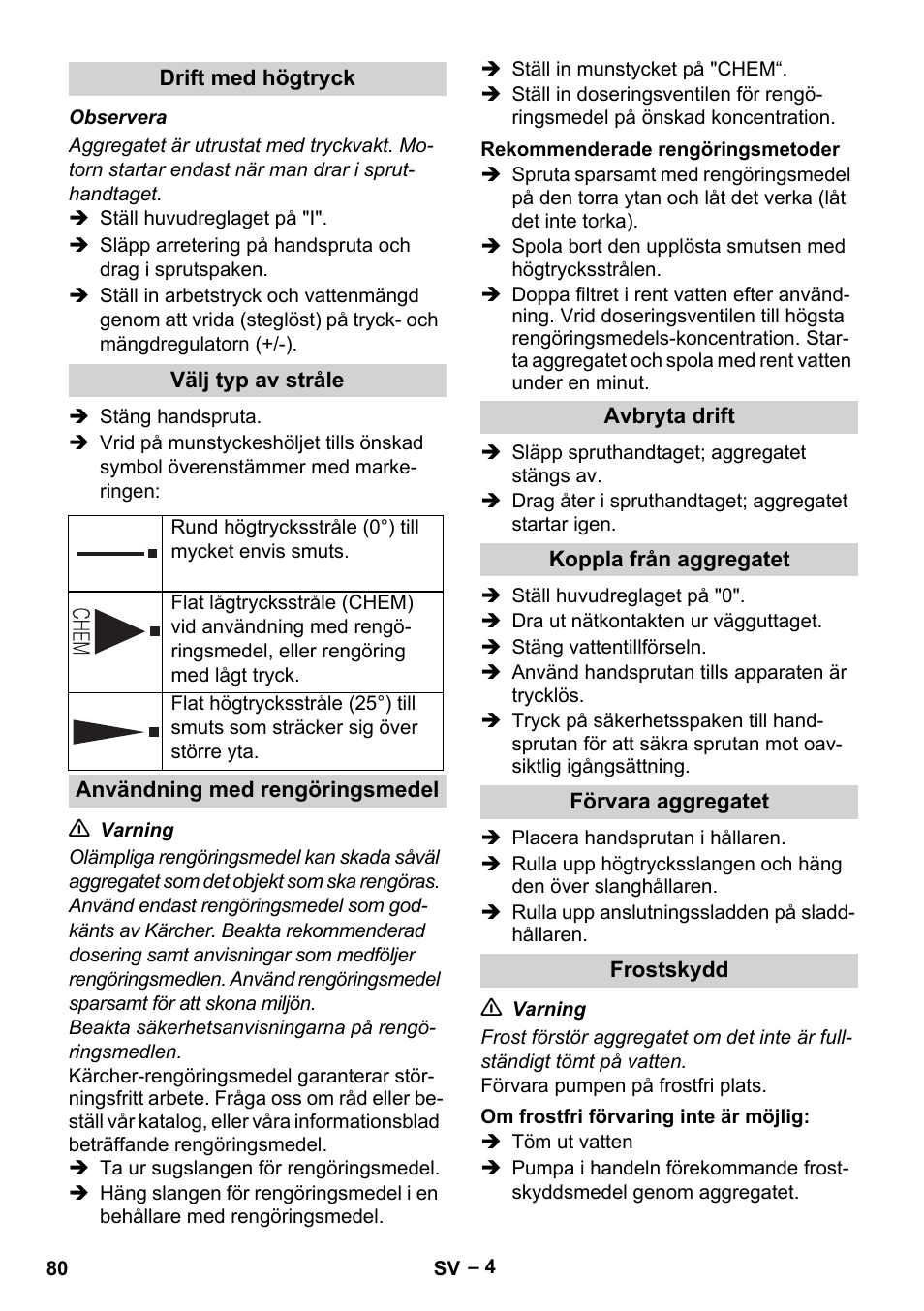 Karcher HD 5-11 C Plus User Manual | Page 80 / 232