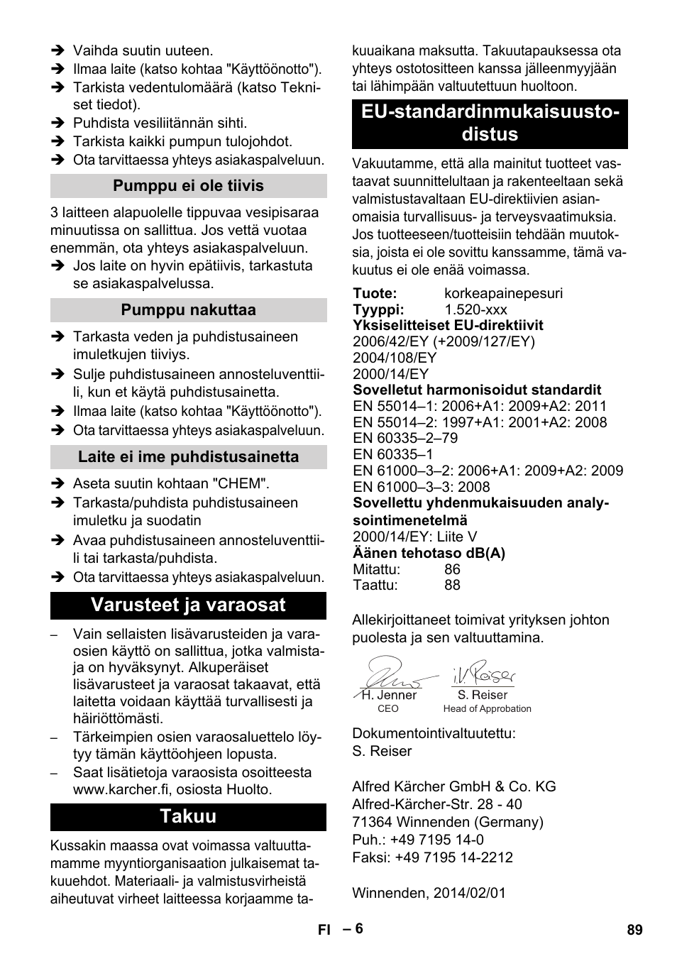 Karcher HD 5-11 C Plus User Manual | Page 89 / 232