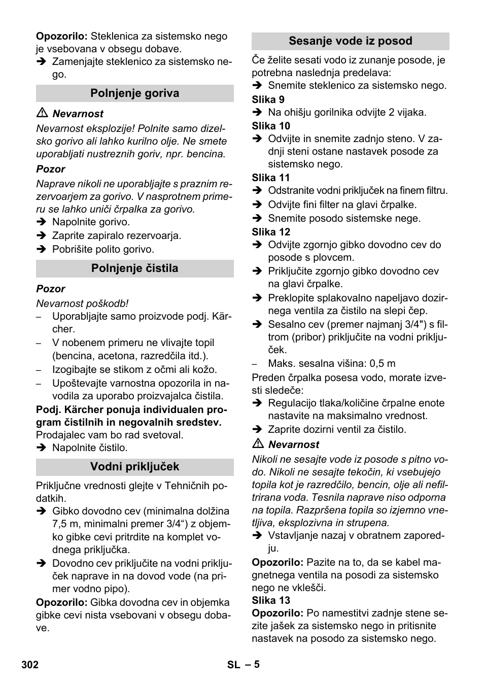 Karcher HDS 8-17 CX User Manual | Page 302 / 500