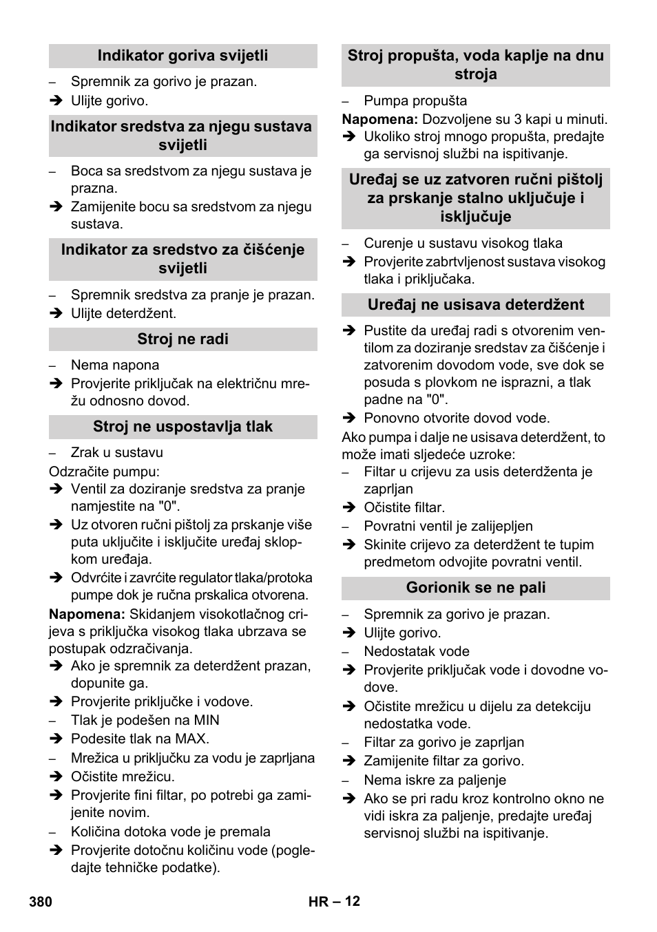 Karcher HDS 8-17 CX User Manual | Page 380 / 500