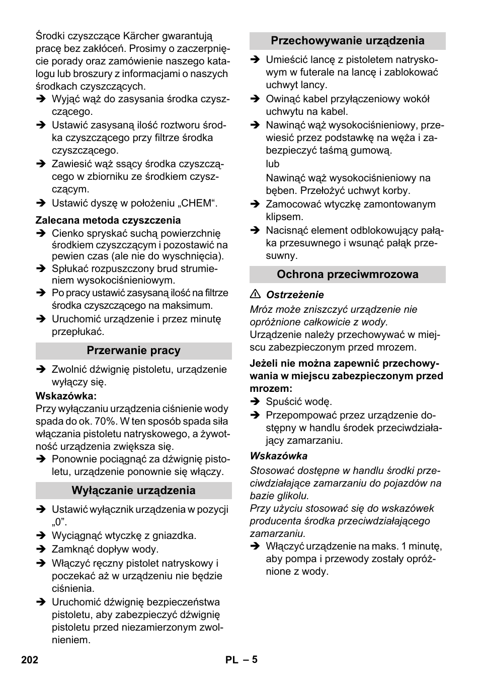 Karcher HD 5-12 C User Manual | Page 202 / 340