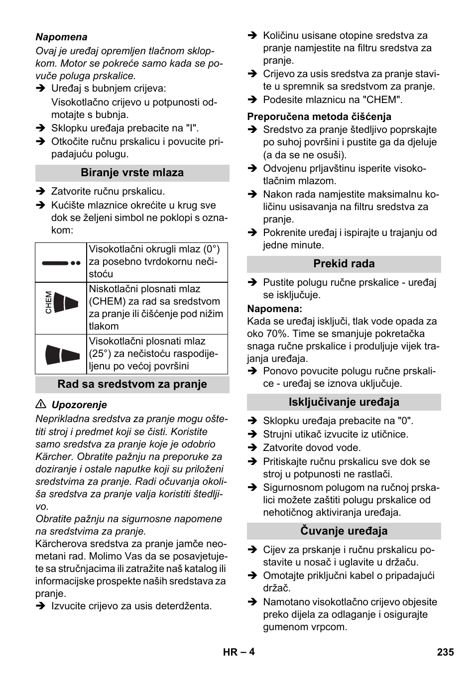 Karcher HD 5-12 C User Manual | Page 235 / 340