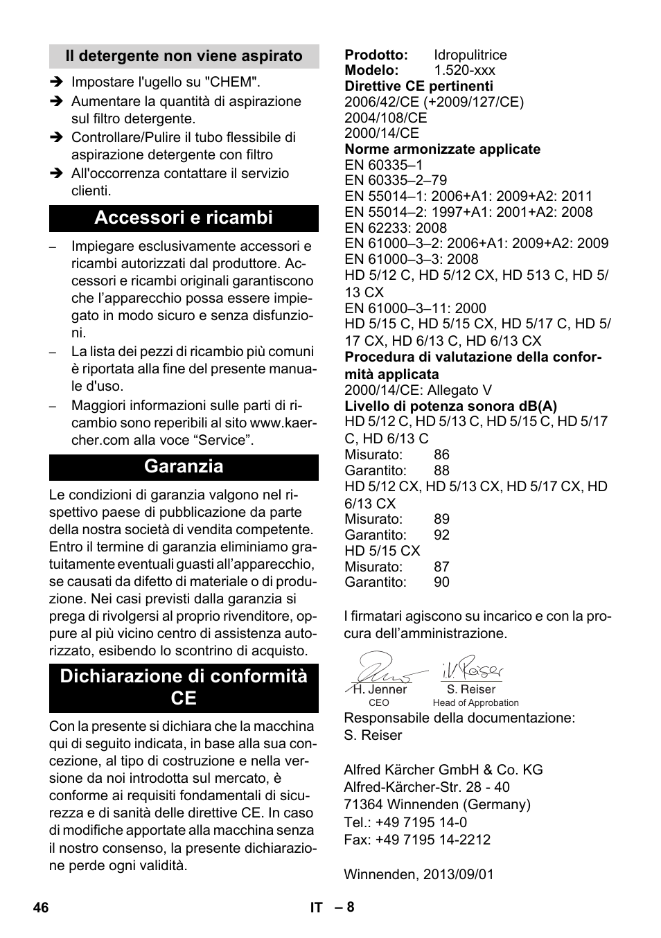 Karcher HD 5-12 C User Manual | Page 46 / 340