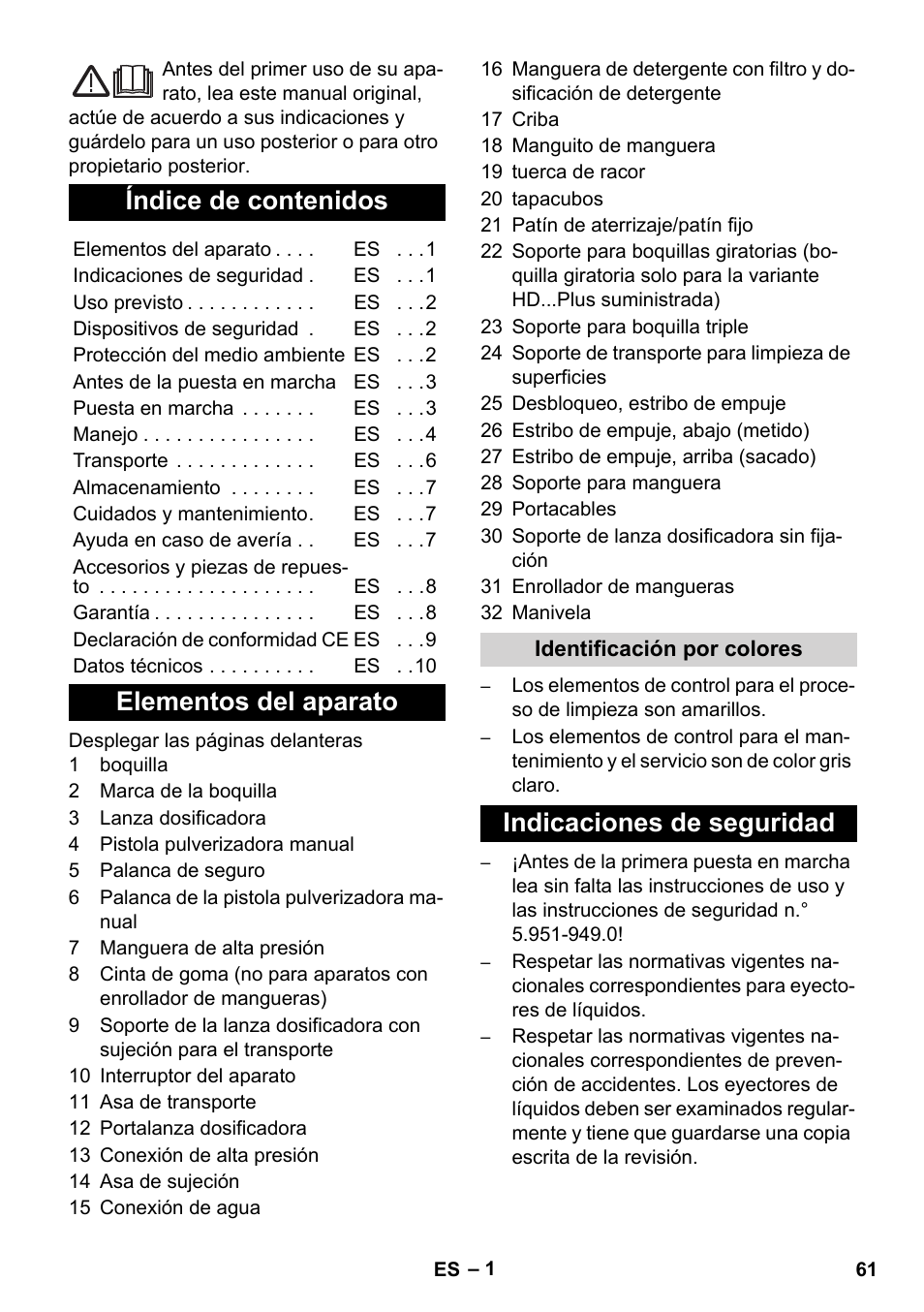 Karcher HD 5-12 C User Manual | Page 61 / 340