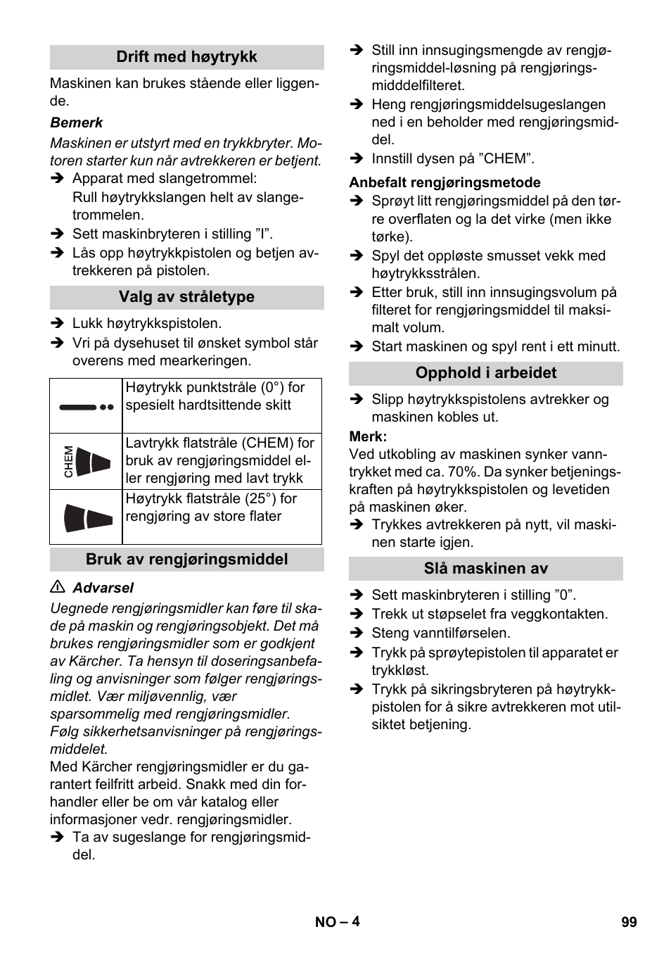 Karcher HD 5-12 C User Manual | Page 99 / 340