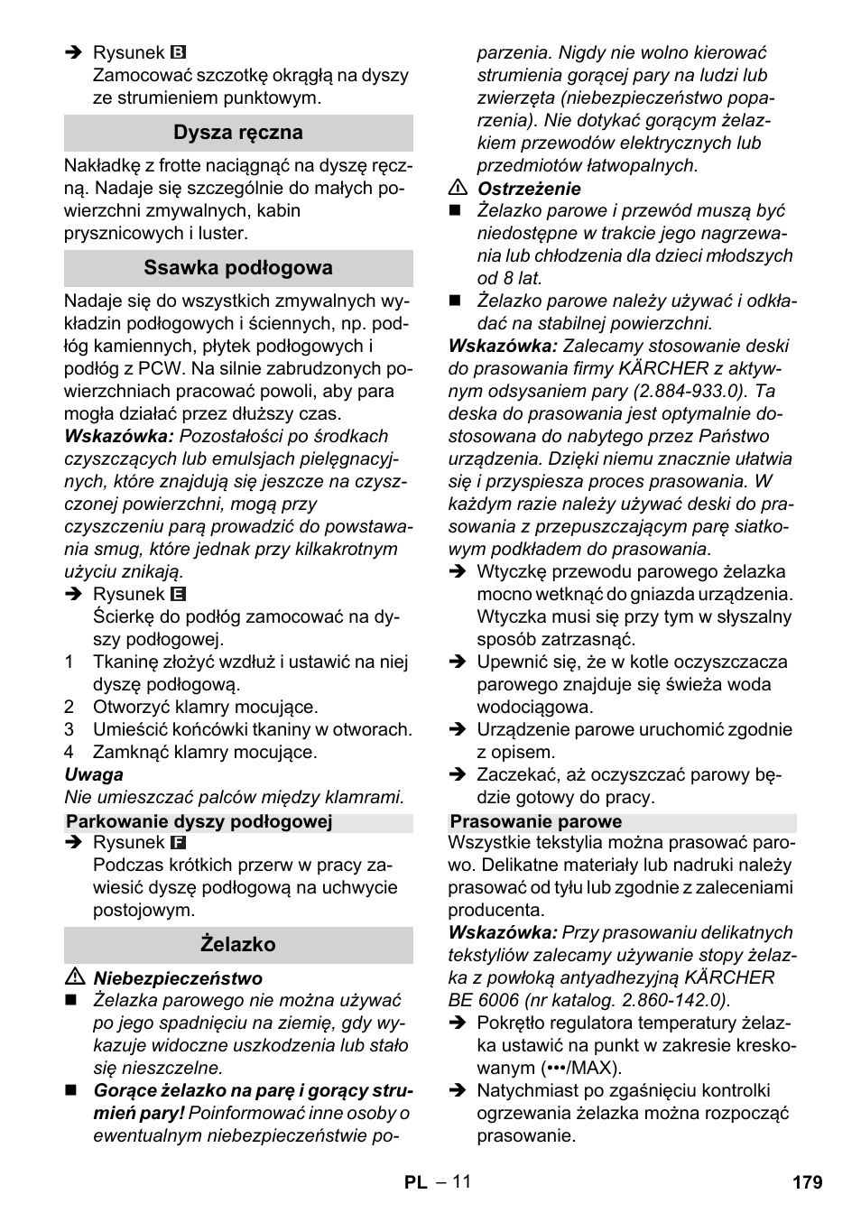 Karcher Stirerie SI 2-600 CB User Manual | Page 179 / 298