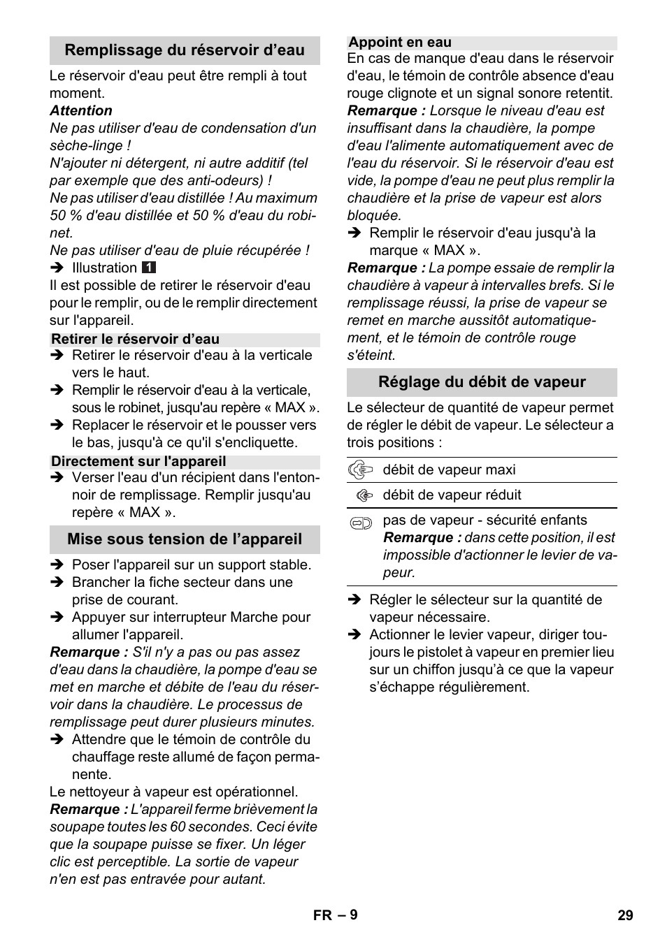 Karcher Stirerie SI 2-600 CB User Manual | Page 29 / 298