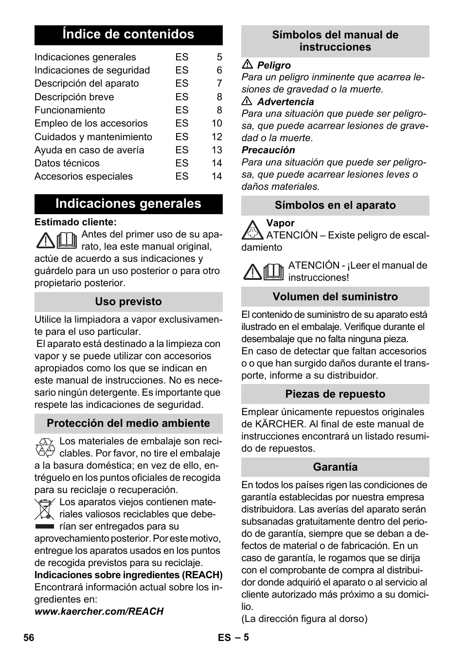 Karcher Stirerie SI 2-600 CB User Manual | Page 56 / 298