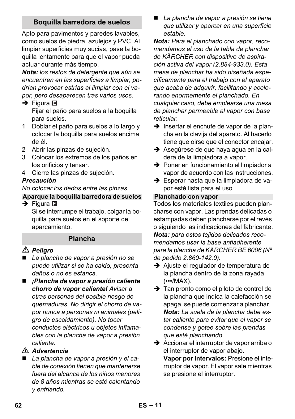 Karcher Stirerie SI 2-600 CB User Manual | Page 62 / 298