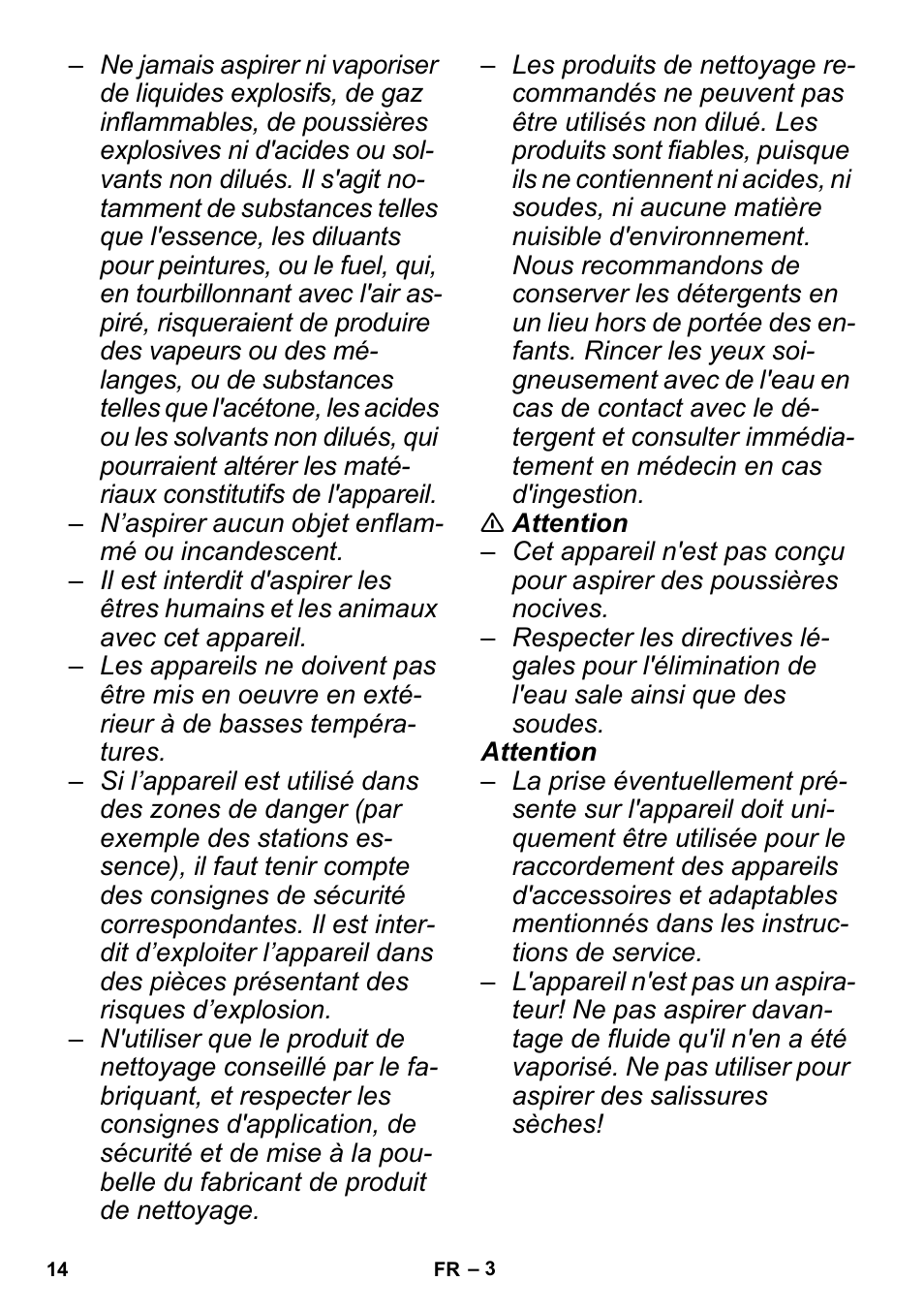 Karcher PUZZI 30-4 User Manual | Page 14 / 128