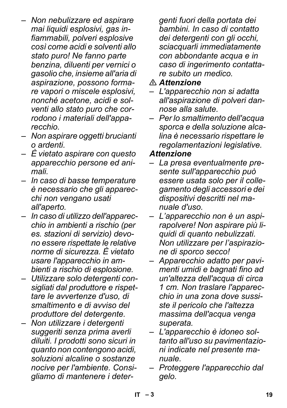 Karcher PUZZI 30-4 User Manual | Page 19 / 128