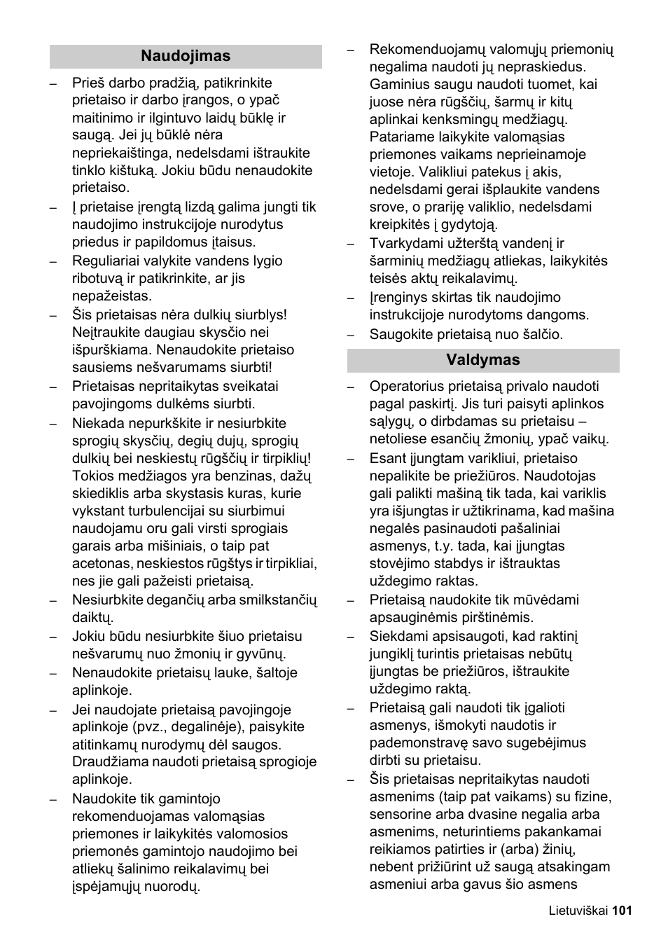 Karcher BDS 51-180 C Adv User Manual | Page 101 / 116