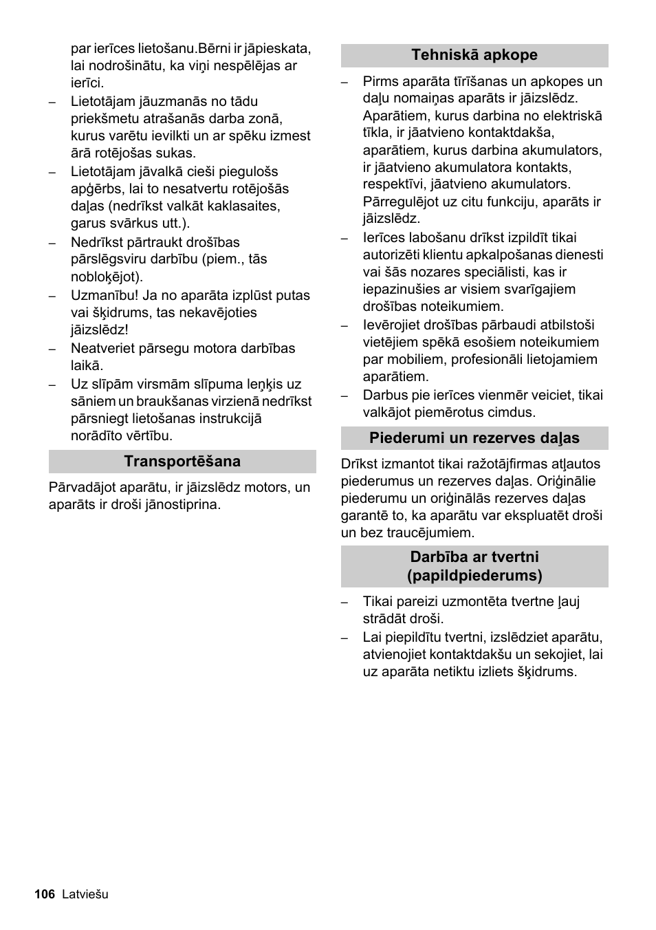 Karcher BDS 51-180 C Adv User Manual | Page 106 / 116